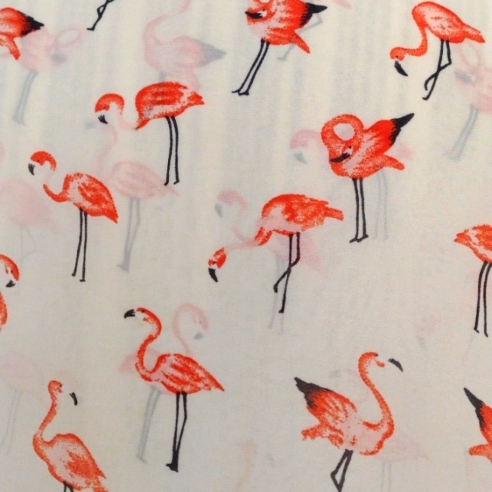 Molly Braken Flamingo Print Sleeveless Dress NWOT Size M - Picture 5 of 9